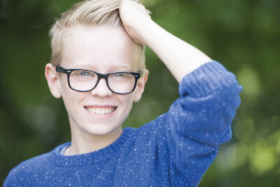 Schoolgaande jongen