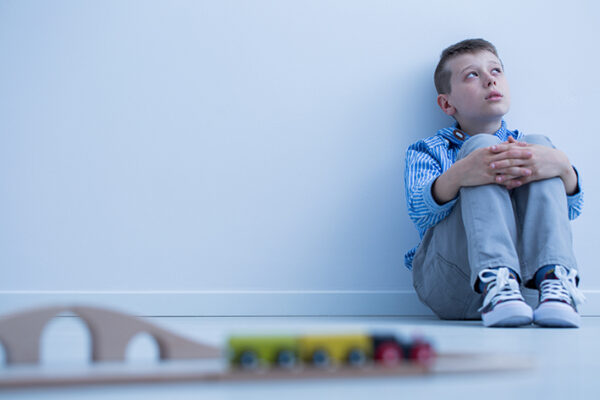 Jongen denken web