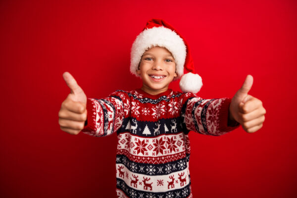 Jongen kersttrui klein