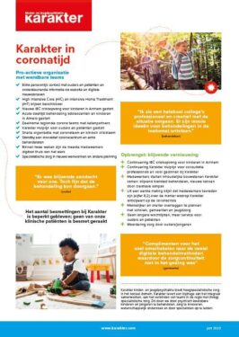 Factsheet Karakter in coronatijd